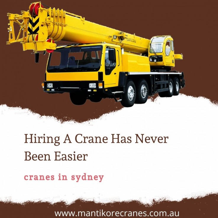 Cranes in Sydney
