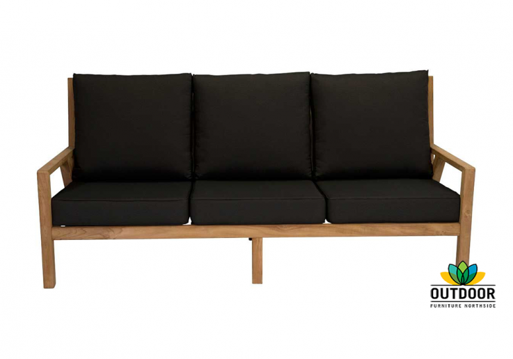 Oasis 3 Seater Sofa – Liquorice
