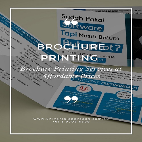 Get Great Brochure Printing Services at 