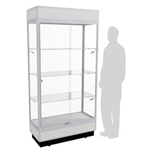 TPFL 1000 Upright Glass Display Cabinet 