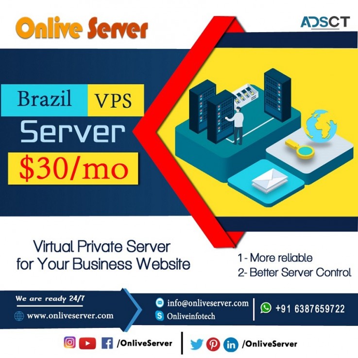 Buy Most Popular Brazil VPS Server by On