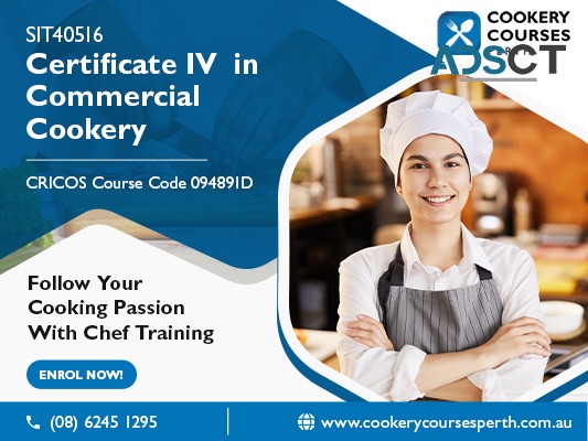 Sharpen your culinary abilities with Cert 4 commercial cookery