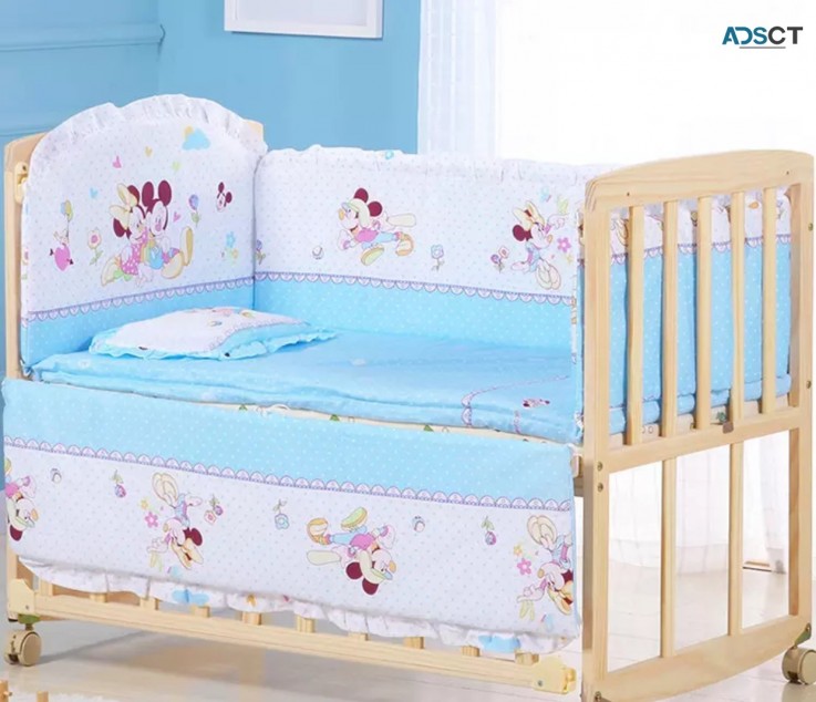 5Pcs/Set Baby Crib Bed Bumper
