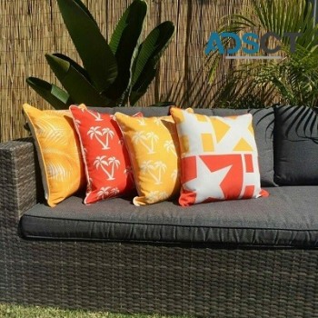Orange Palmapple Outdoor Cushion Cover 
