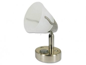 LED FROSTED GLASS SWIVEL READING LIGHT