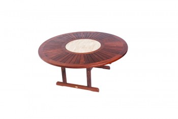TABLE - Round 1800mm with Marble Lazy Su
