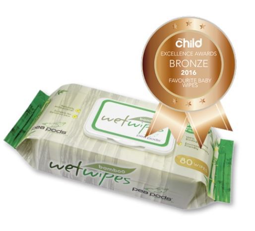 Pea Pods Bamboo Wet Wipes