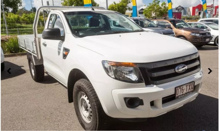 2013 Ford Ranger XL PX 4x4 Cab Chassis