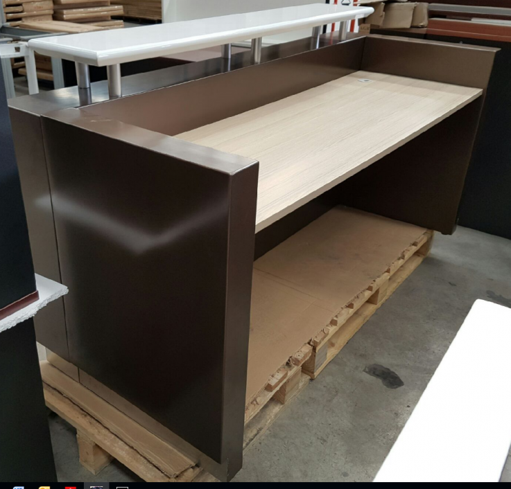 Reception Desk (High Gloss 2 Pack)