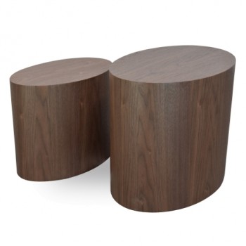 Albin Scandinavian Wooden Side Tables - 