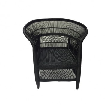 Malawi Cane Chair – Black