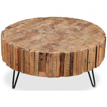 Anouk Iron & Wood Coffee Table