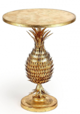 GOLD PINEAPPLE SIDE TABLE