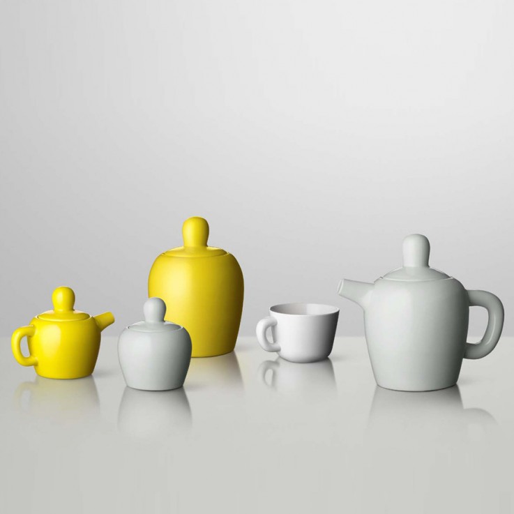 Bulky Tea Set Yellow