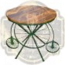 Industrial Dining Table - Round Cycle