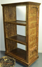 Reclaimed Timber Antique Door Bookshelf