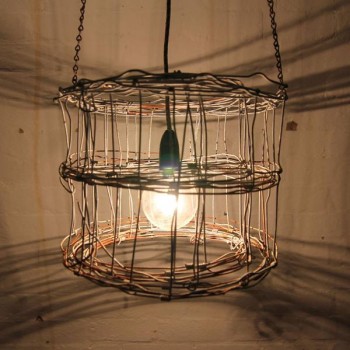 CYLINDER WIRE LIGHT FITTING