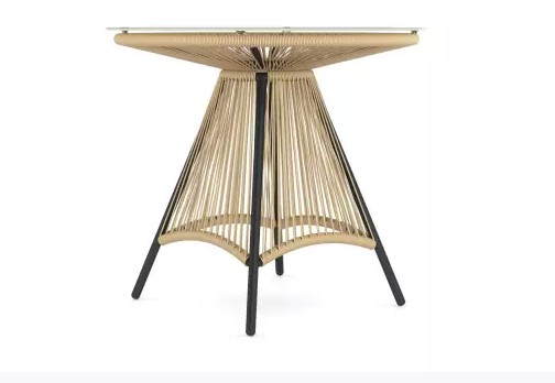 Costa Glass Top Outdoor Dining Table