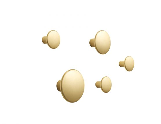 THE DOTS BRASS METAL (SET OF 5) BY LARS 