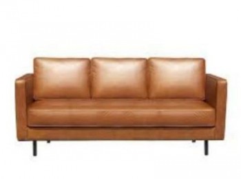 ETHNICRAFT N501 LEATHER SOFA 3 SEATER