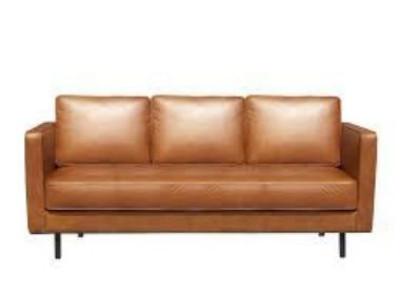 ETHNICRAFT N501 LEATHER SOFA 3 SEATER