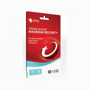 Trend Micro Maximum Security 2017- 1-4 D