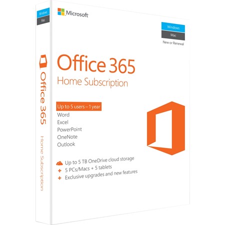Microsoft Office 365 Home Subscription +