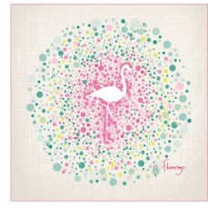 Print - Flamingo Dots