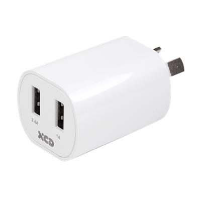 XCD Essentials 3.4A Dual Wall Charger (B