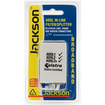 Jackson ADSL Filter / Splitter (White)