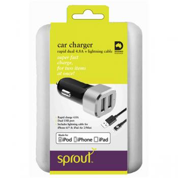 Sprout Rapid Dual Car Charger