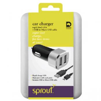 Sprout Dual USB Car Charger