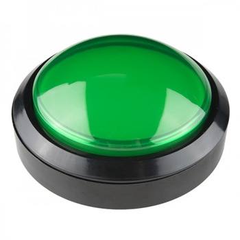 Big Dome Push Button Switch - Green