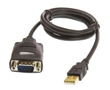 RS Pro 1m USB Male to 9-Pin (Serial) Mal