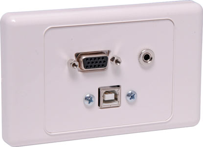 P5949 • HDMI VGA, 3.5mm, USB type B Wall