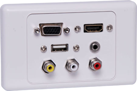 P5960 • VGA 3.5mm USB A HDMI and RCA Wal