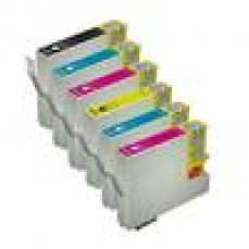 Comp Epson 6 pack T0491 to T0496 Bk,Cyan