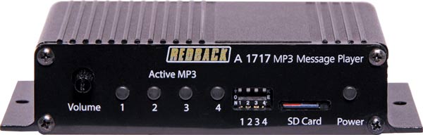 The A 1715 is an MP3 based message playe