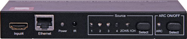 A3081B • 4 Way HDMI Switcher With Remote