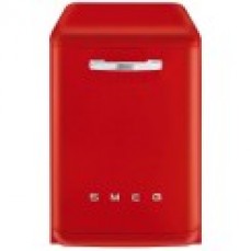 Smeg 60cm Red Retro Built-In Dishwasher 