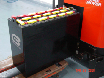Forklift Batteries on the road in Sydney Location