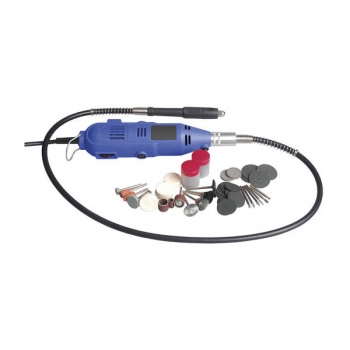 POWERTECH Rotary Tool Kit with Flexible 
