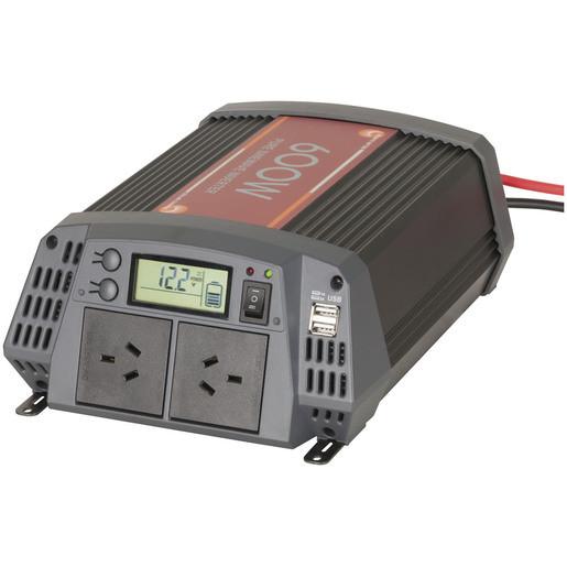 600W Pure Sine Wave Inverter with 20A So