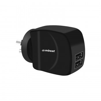MBEAT DUAL PORT 3.4 AMP USB AC SMART CHA