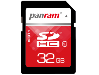 PANRAM SD CLASS 10 MEMORY CARD - 32GB SD