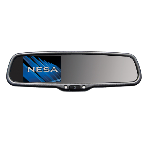 Auto-Dimming Rear View Mirror with 4.3″ 
