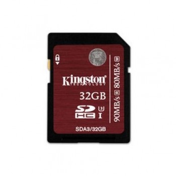 KINGSTON 32GB SDHC UHS-I Speed Class 3 F