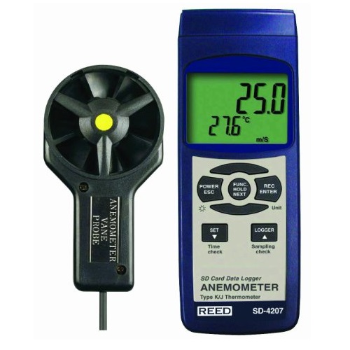 REED SD-4207 Thermo-Anemometer (Datalogg