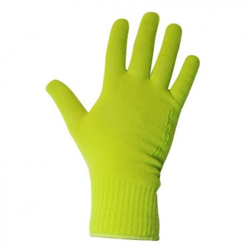 Merino Glove - Fluro Yellow