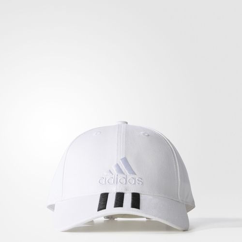 Adidas 6p 3S Cotton Cap (White/Black)